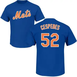New York Mets Yoenis Cespedes (52) Jersey T-Shirt Majestic Men's  Medium